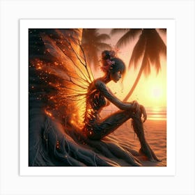 Fire Fairy Art Print