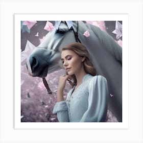 Fairytale Horse 1 Art Print