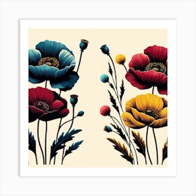 Poppies 7 Art Print