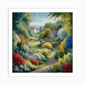 Garden Path 2 Art Print