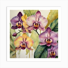 Orchids 3 Art Print