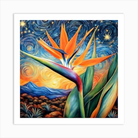 Bird Of Paradise 1 Art Print