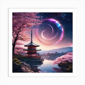 Pagoda 1 Art Print