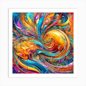 Abstract Painting 11 Art Print