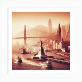 San Francisco Cityscape Art Print