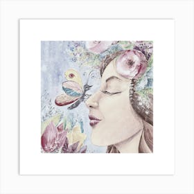 woman Art Print