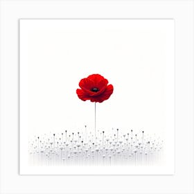 Remembrance Poppy Art Print