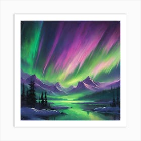 Aurora Borealis2 Art Print