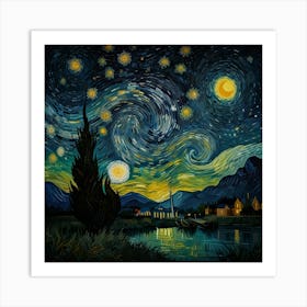 Starry Night 27 Art Print