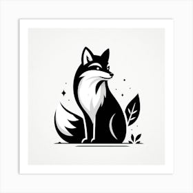 Fox art Art Print