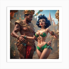 King And Queen 1 Art Print