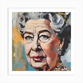 Queen Elizabeth II Artwork Art Print