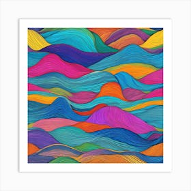 Abstract Painting 4 Art Print