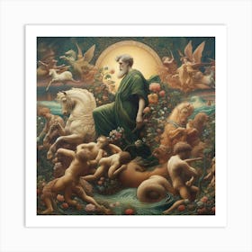 Gods And The Gods Art Print