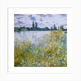 Claude Monet.Printed wall painting, high-level art. Art Print