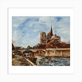 Notre Dame De Paris Art Print