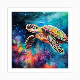 Sea Turtle 5 Art Print