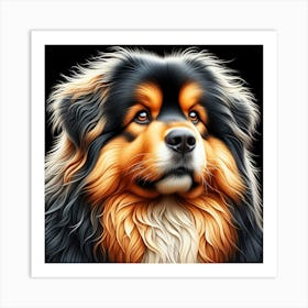 Bernese Mountain Dog 1 Art Print