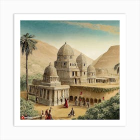 Firefly The Role Of Events And Celebrations In The Indus Valley Civilization Is Inferred From Archae (1) Art Print