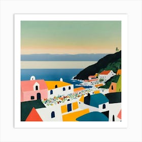 Santorini Art Print