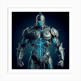 Robot Warrior 1 Art Print