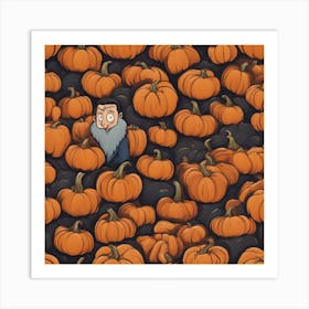 Pumpkin Patch 1 Art Print