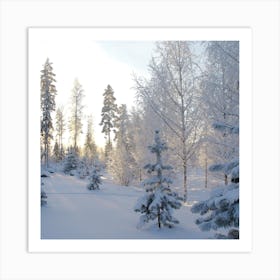 Winter Forest Art Print