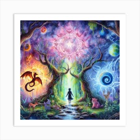 Ethereal Forest 1 Art Print