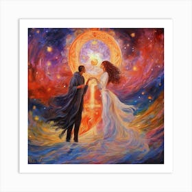 Divine Lovers Art Print