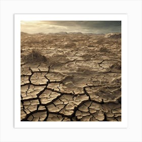 Dry Land 7 Art Print