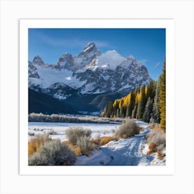 Grand Teton Art Print