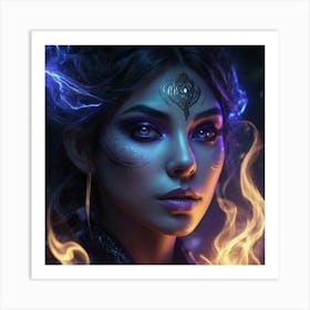 Elven Beauty 2 Art Print