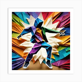 Origami Dancer 82 Art Print