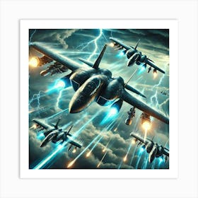 Sky Harriers Capabilities Stratospheric Sovereigns Art Print