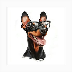 Doberman Art Print