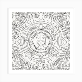 Tibetan Mandala Art Print