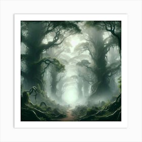 Fantasy Forest 3 Art Print