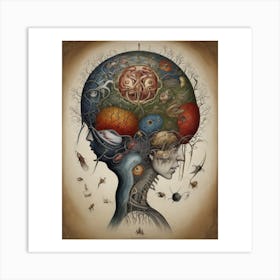 Woman'S Head Art Print