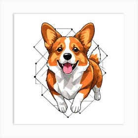 Corgi 34 Art Print