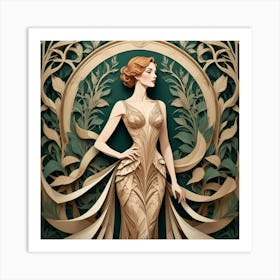 Edwardian Woman 3 Art Print