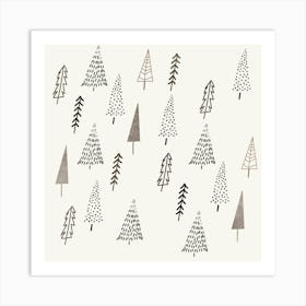 Christmas Tree Trees Nature Art Print