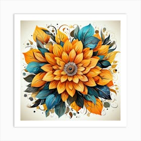 Sunflower 17 Art Print