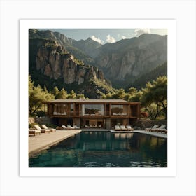 House In The Mountains 8 Art Print