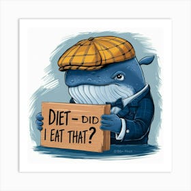 Diet Did I Eat That? Art Print