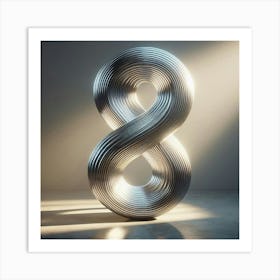 Abstract Number 8 Art Print