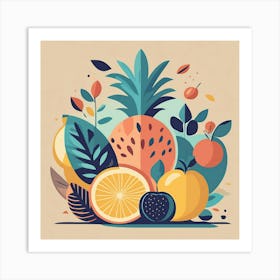 Fruit Illustration Art Print