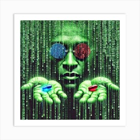 Matrix morpheus Affiche