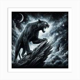 Black Panther Art Print