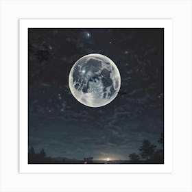 Full Moon 3 Art Print