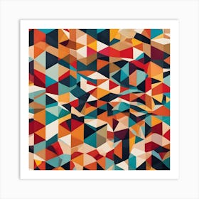 BB Borsa Abstract Geometric Pattern Art Print